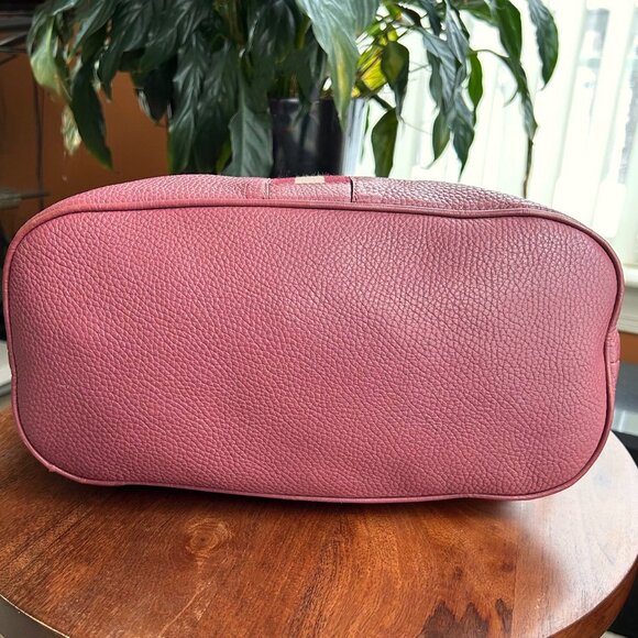 GUCCI Medium Leather Web Dome Satchel Bag 👜 - Picture 5 of 11